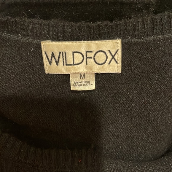 Wildfox Black sweater with Skull and Crossbones Silver Sequins - Picture 7 of 8